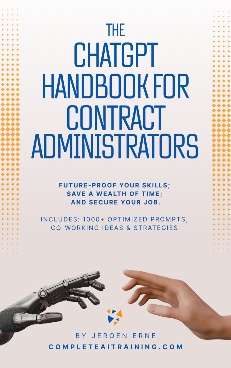 Cover of The ChatGPT Handbook for Contract Administrators