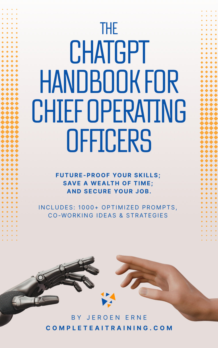 Cover of The ChatGPT Handbook for COOs (Chief Operating Officers)