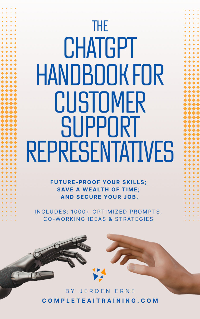 Cover of The ChatGPT Handbook for Customer Support Representatives