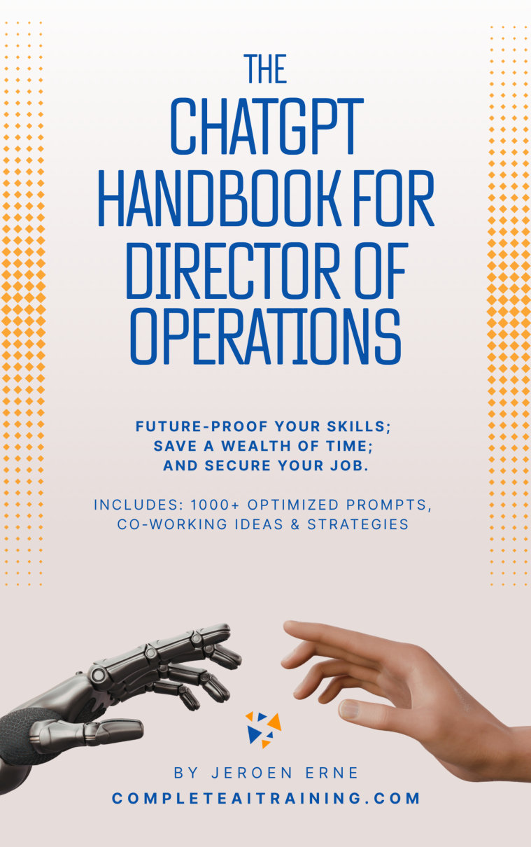 Cover of The ChatGPT Handbook for Director of Operations
