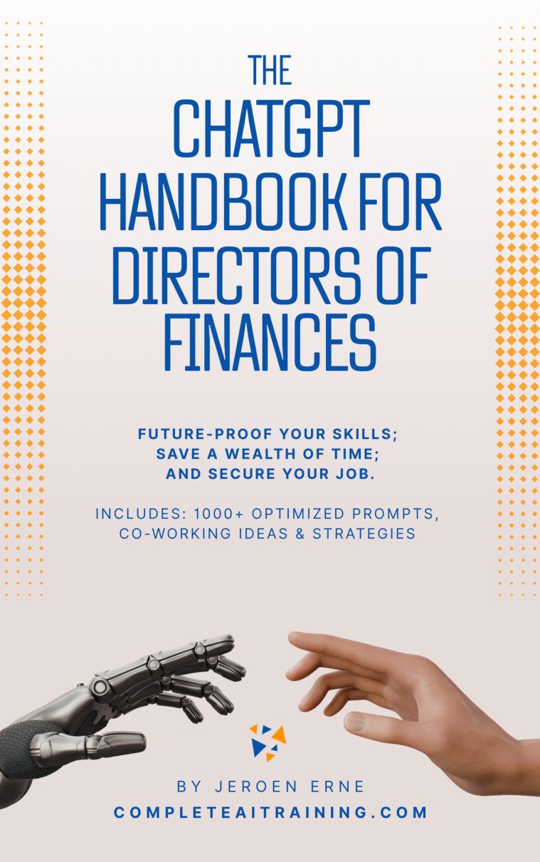 Cover of The ChatGPT Handbook for Directors of Finances