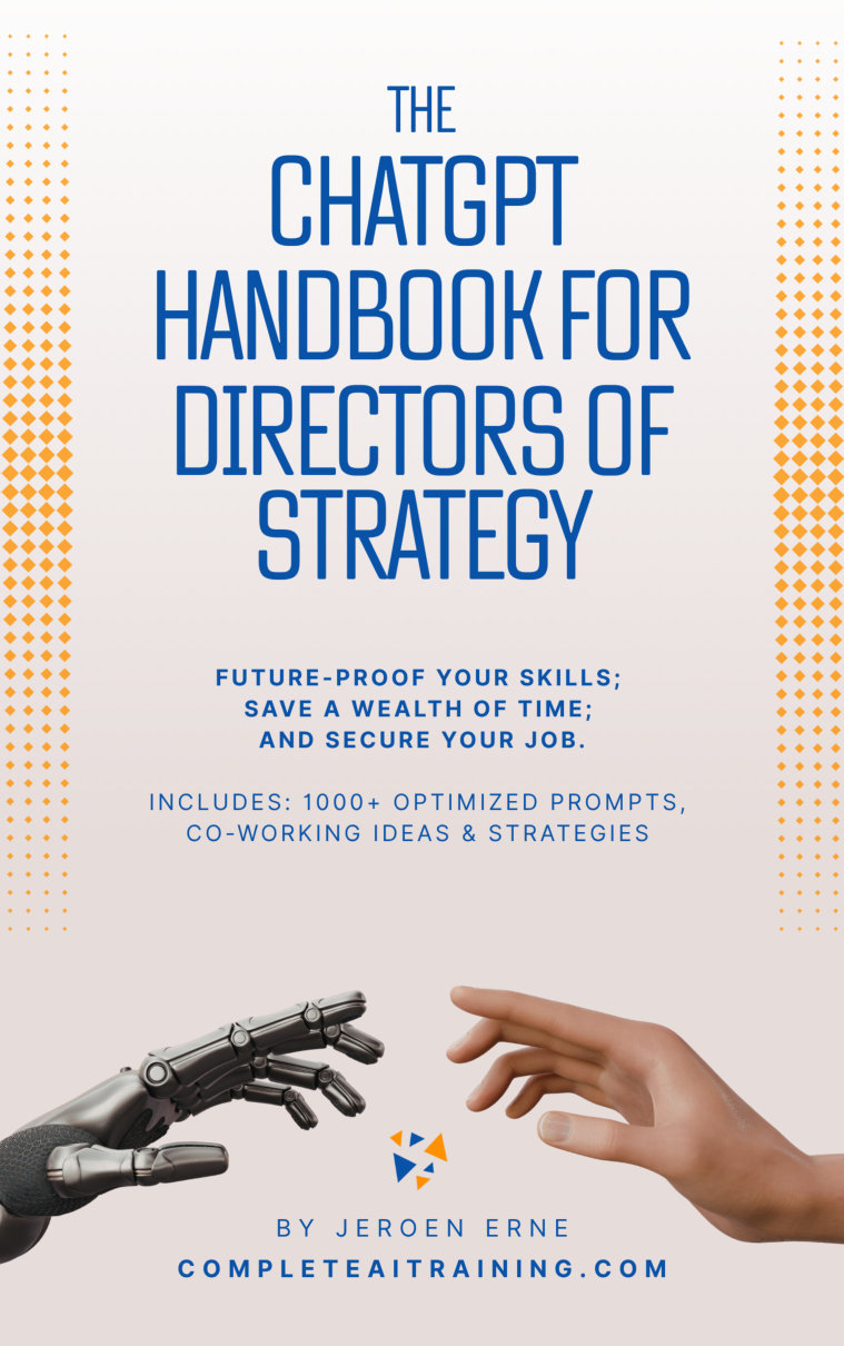 Cover of The ChatGPT Handbook for Directors of Strategy