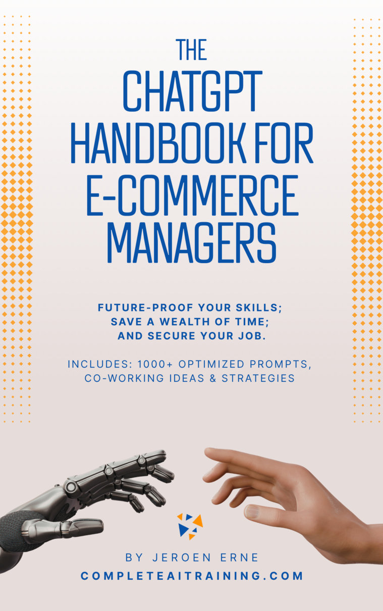 Cover of The ChatGPT Handbook for E-commerce Managers