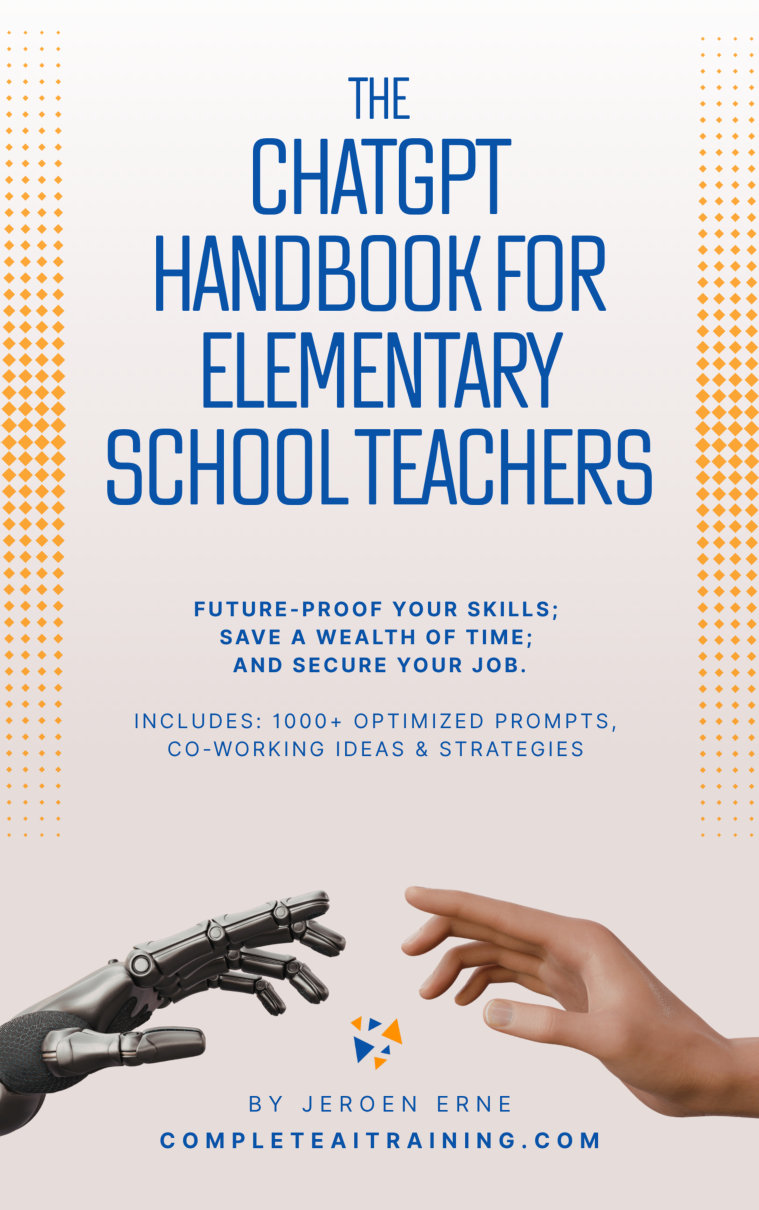 Cover of The ChatGPT Handbook for Elementary School Teachers