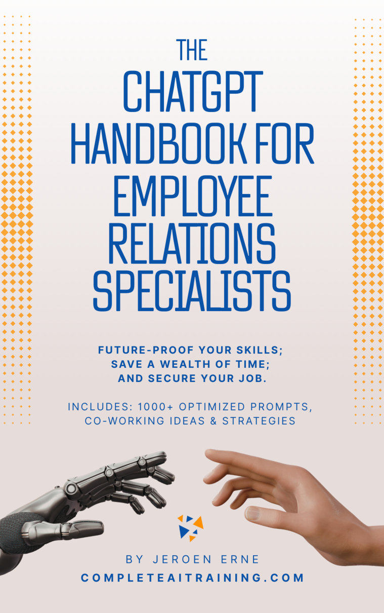 Cover of The ChatGPT Handbook for Employee Relations Specialists