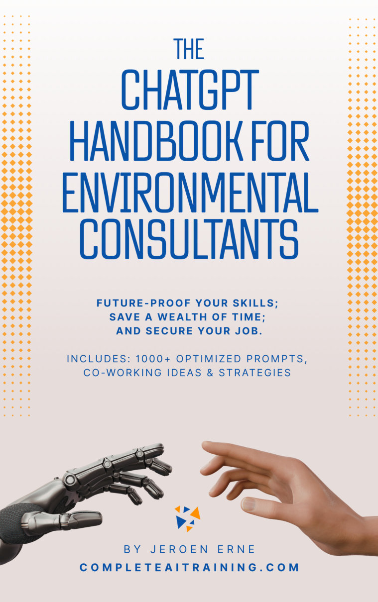 Cover of The ChatGPT Handbook for Environmental Consultants
