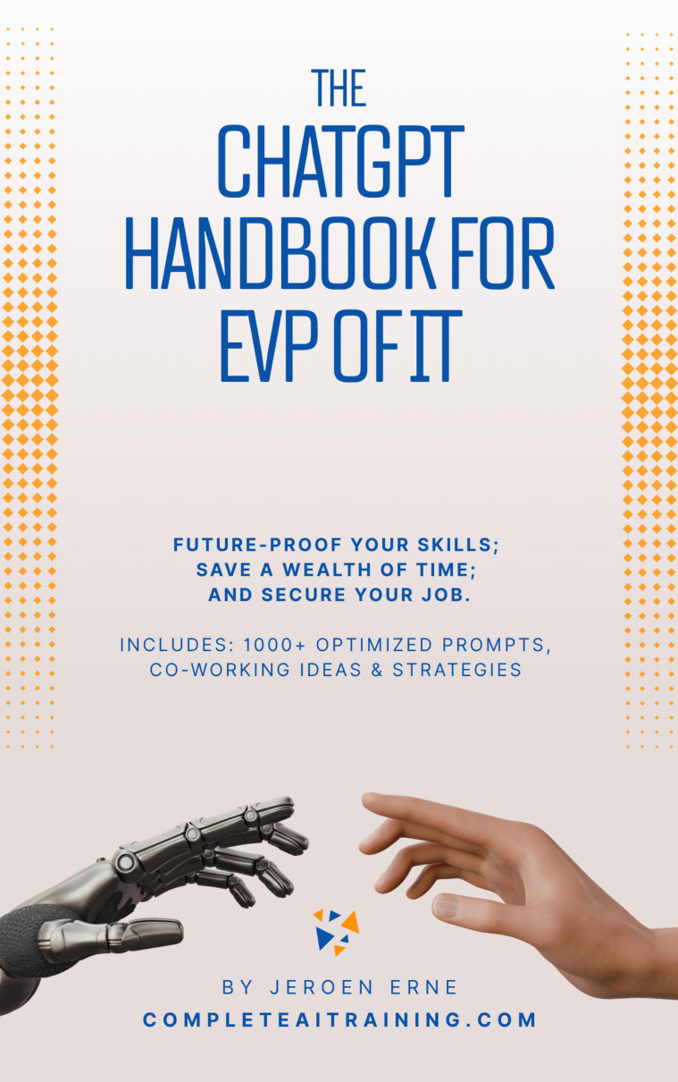 Cover of The ChatGPT Handbook for EVP of IT