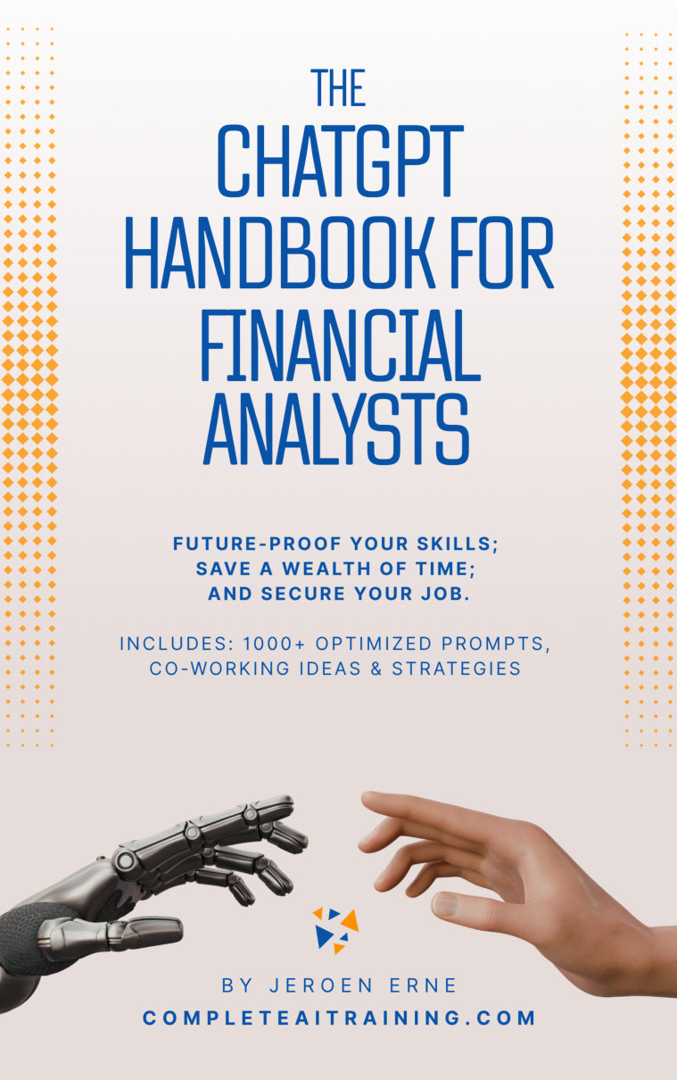 Cover of The ChatGPT Handbook for Financial Analysts