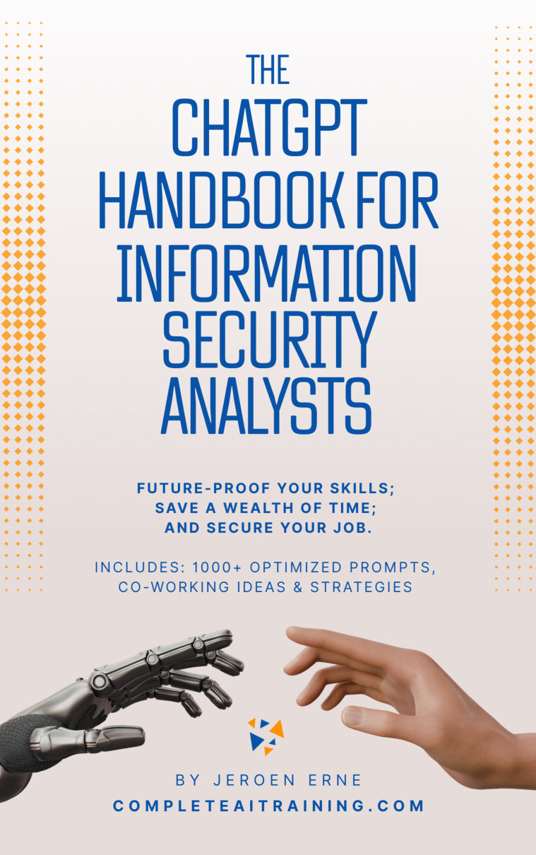 Cover of The ChatGPT Handbook for Information Security Analysts