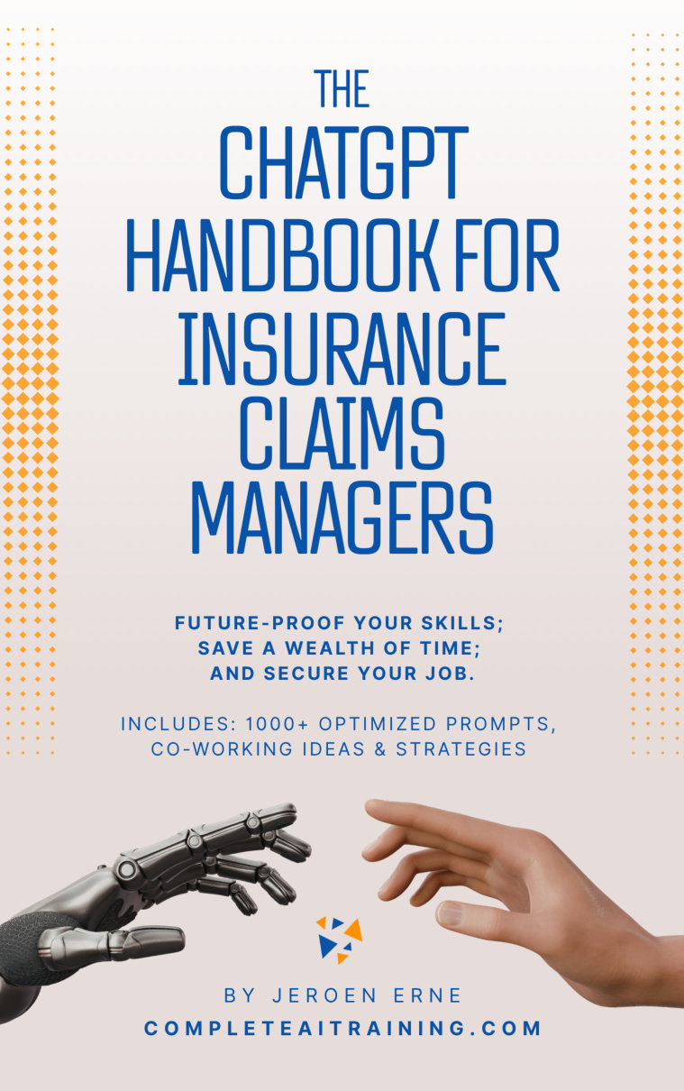 Cover of The ChatGPT Handbook for Insurance Claims Managers
