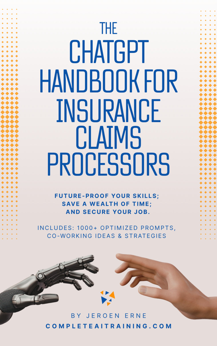 Cover of The ChatGPT Handbook for Insurance Claims Processors