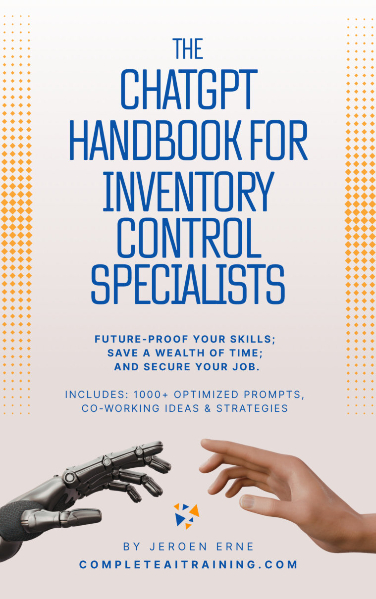 Cover of The ChatGPT Handbook for Inventory Control Specialists