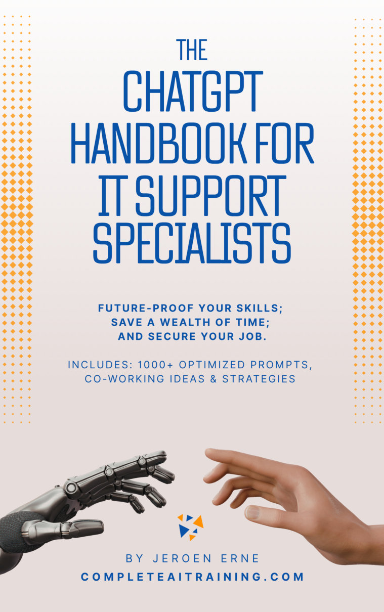 Cover of The ChatGPT Handbook for IT Support Specialists