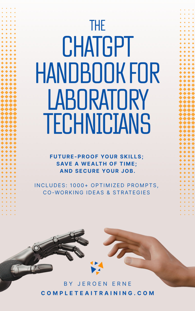 Cover of The ChatGPT Handbook for Laboratory Technicians
