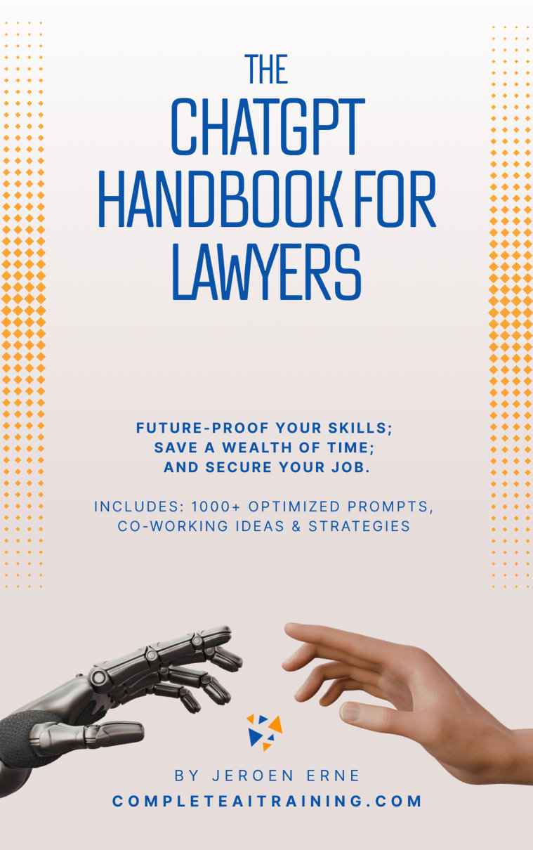 Cover of The ChatGPT Handbook for Lawyers