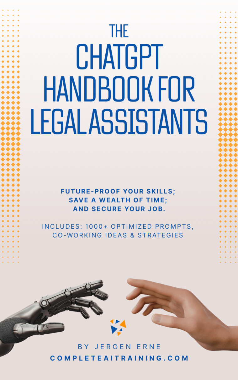 Cover of The ChatGPT Handbook for Legal Assistants