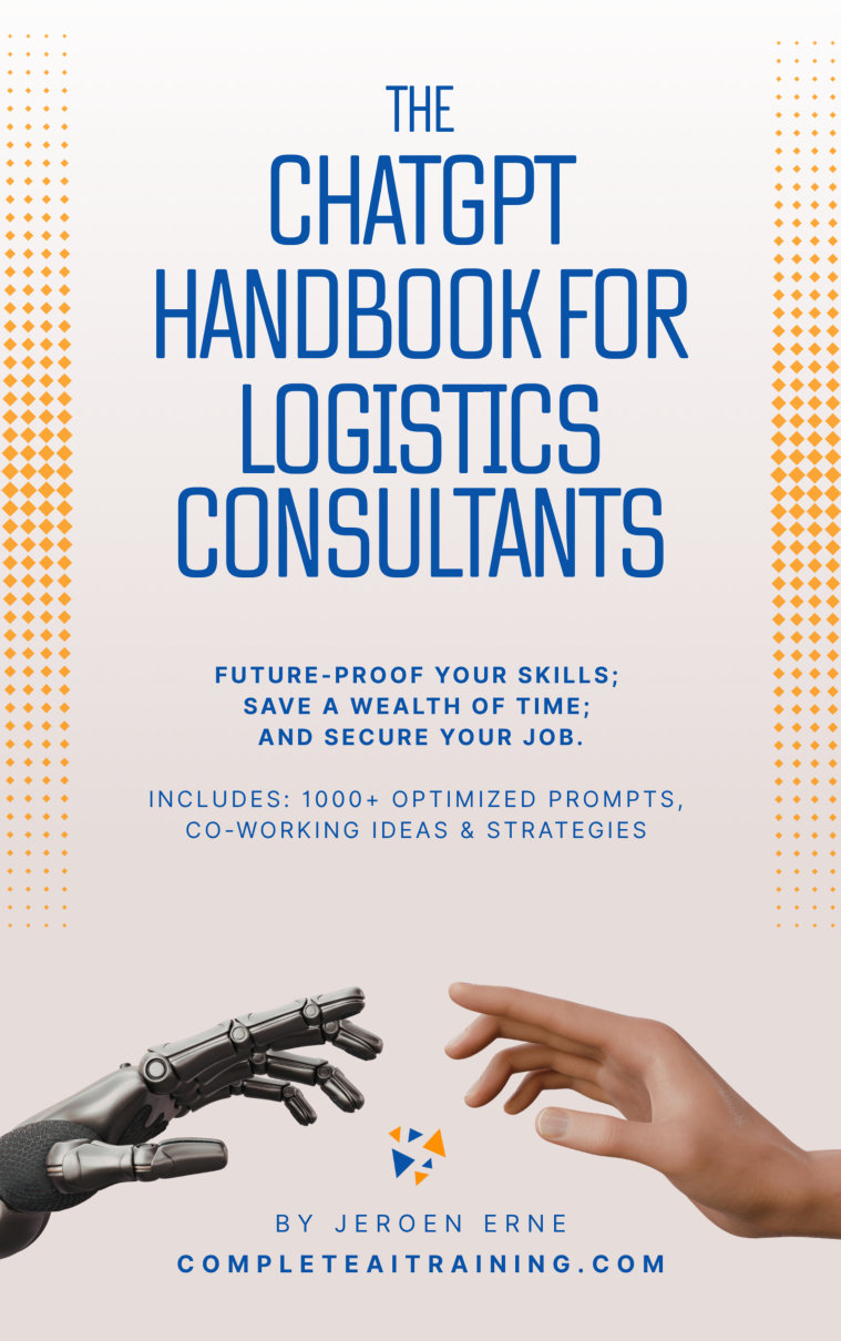 Cover of The ChatGPT Handbook for Logistics Consultants