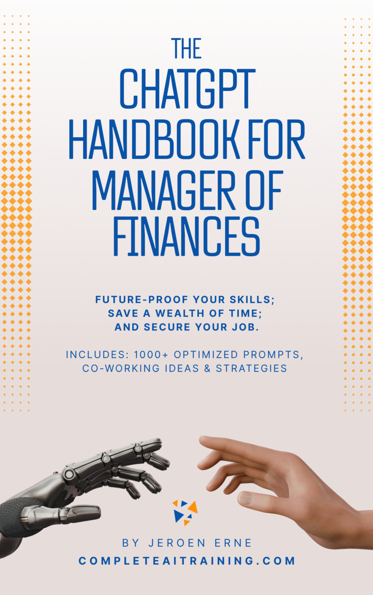 Cover of The ChatGPT Handbook for Manager of Finances