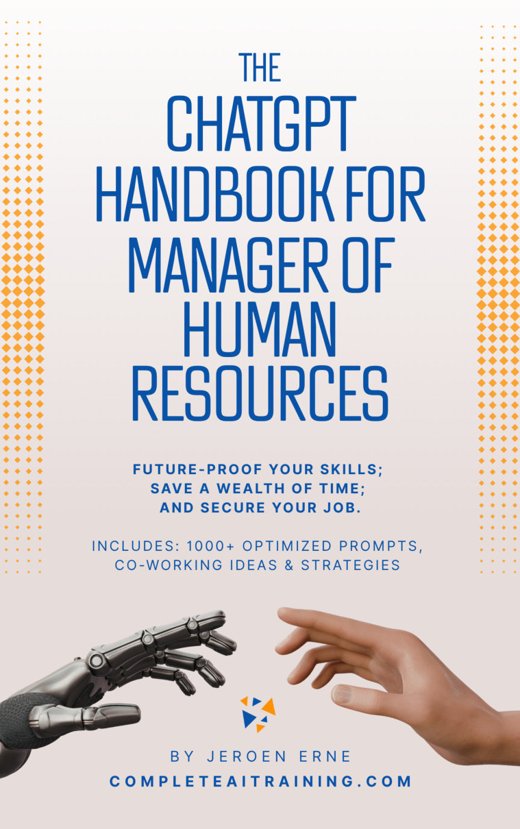 Cover of The ChatGPT Handbook for Manager of Human Resources