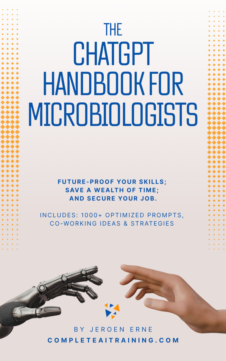 Cover of The ChatGPT Handbook for Microbiologists