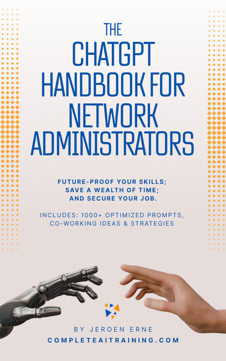 Cover of The ChatGPT Handbook for Network Administrators