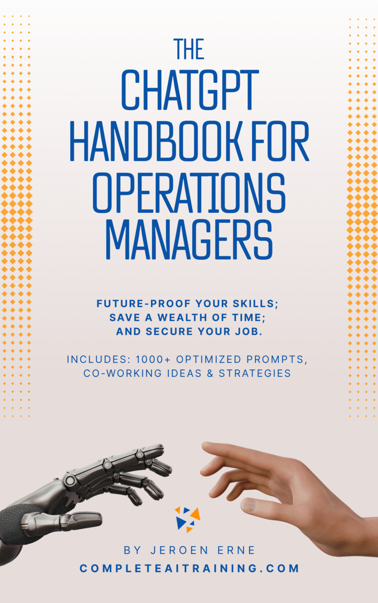 Cover of The ChatGPT Handbook for Operations Managers