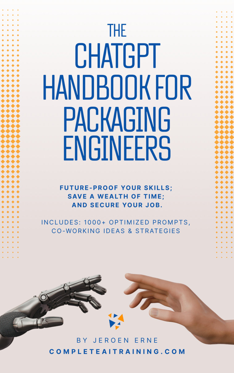 Cover of The ChatGPT Handbook for Packaging Engineers