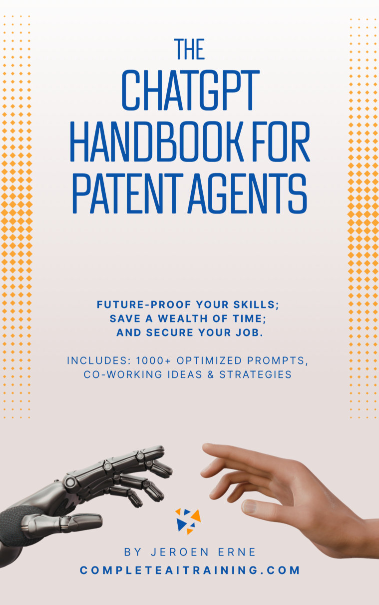Cover of The ChatGPT Handbook for Patent Agents