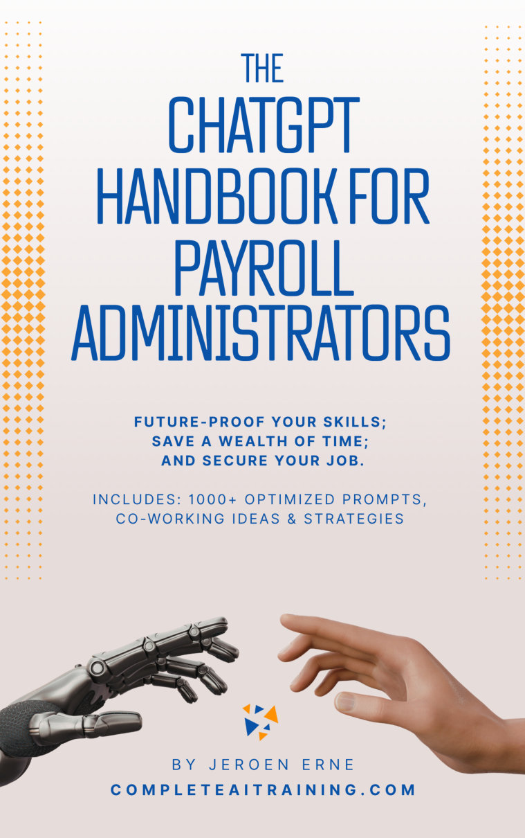 Cover of The ChatGPT Handbook for Payroll Administrators