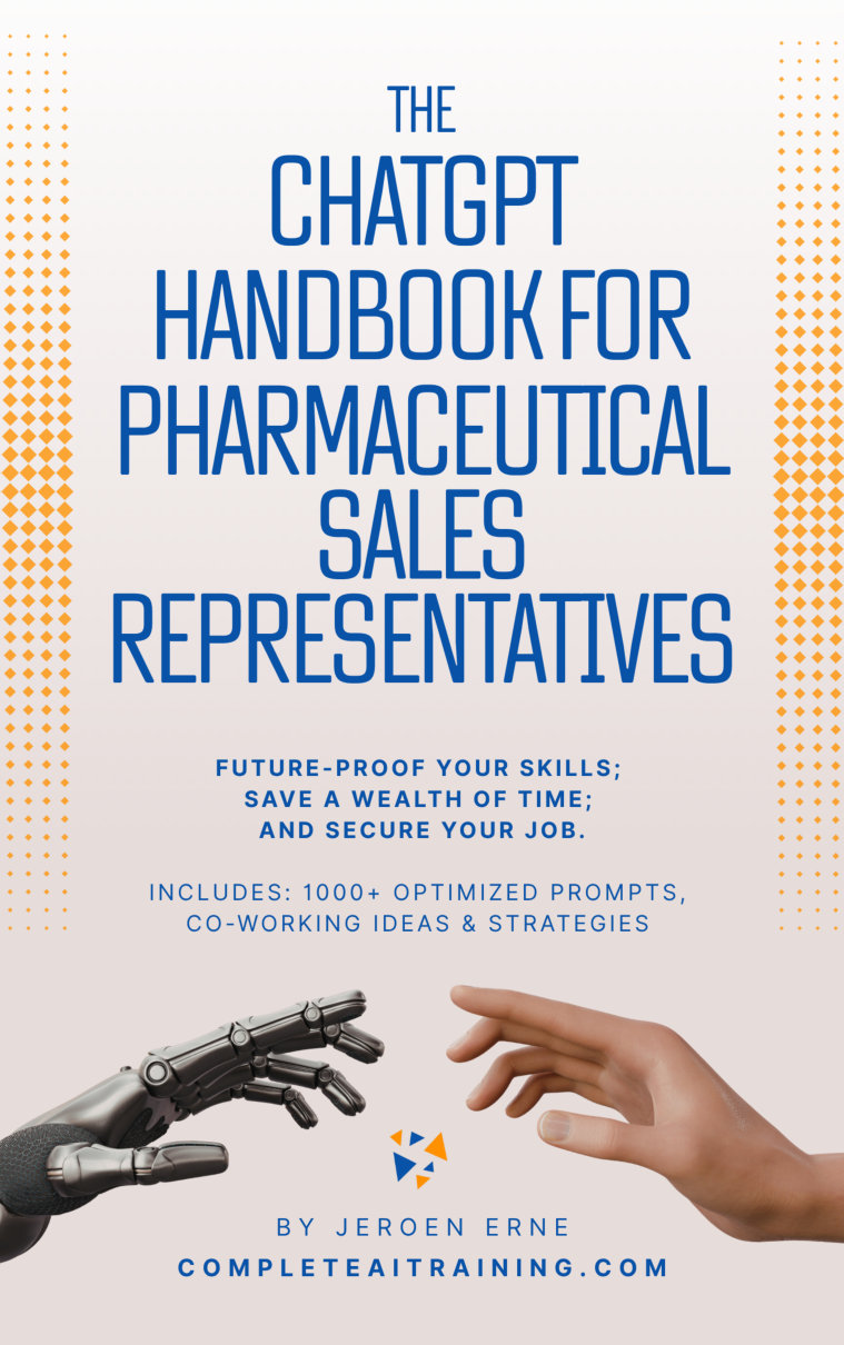 Cover of The ChatGPT Handbook for Pharmaceutical Sales Representatives