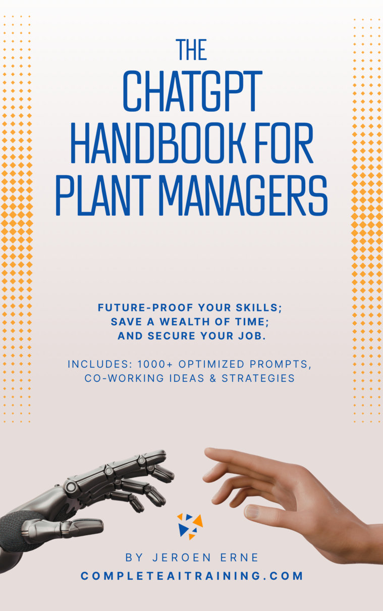 Cover of The ChatGPT Handbook for Plant Managers