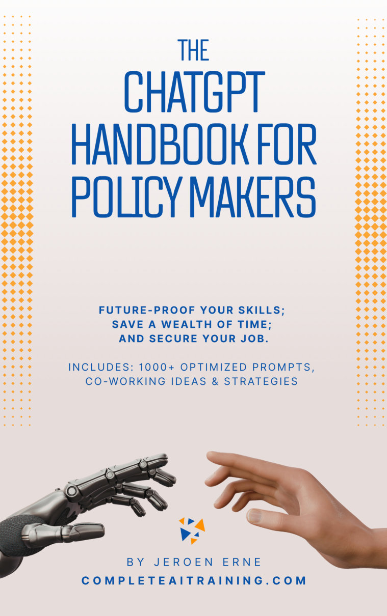 Cover of The ChatGPT Handbook for Policy Makers