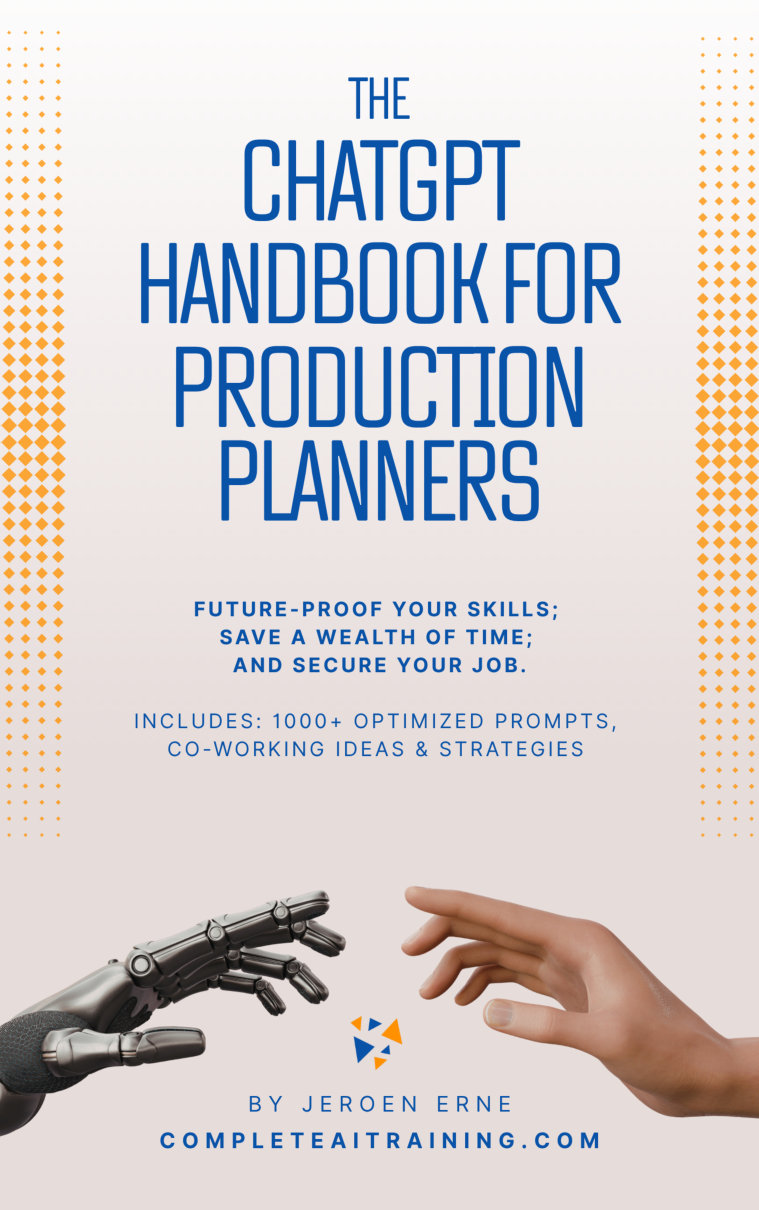 Cover of The ChatGPT Handbook for Production Planners