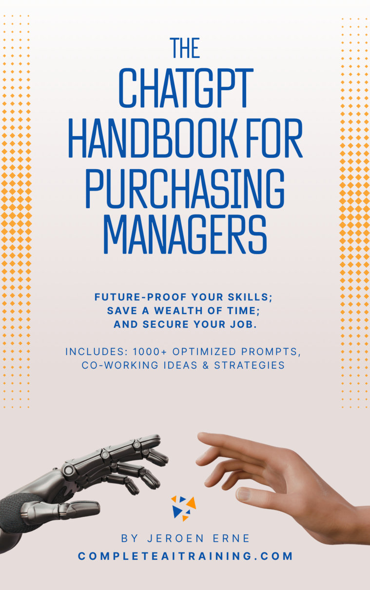 Cover of The ChatGPT Handbook for Purchasing Managers