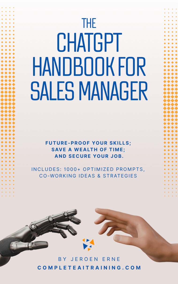 Cover of The ChatGPT Handbook for Sales Manager