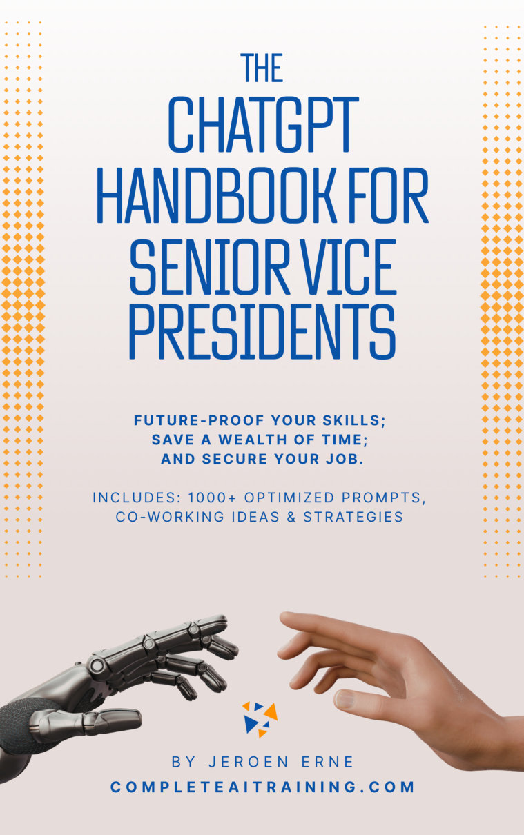 Cover of The ChatGPT Handbook for Senior Vice Presidents