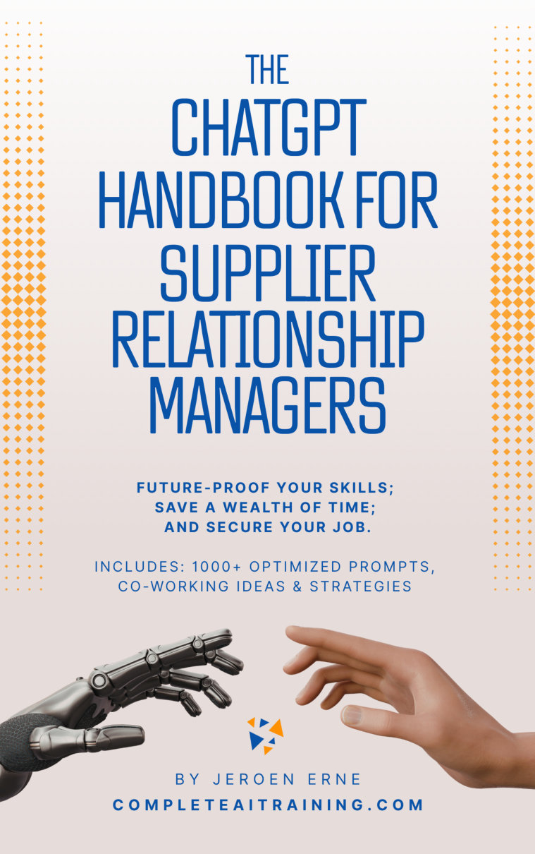 Cover of The ChatGPT Handbook for Supplier Relationship Managers