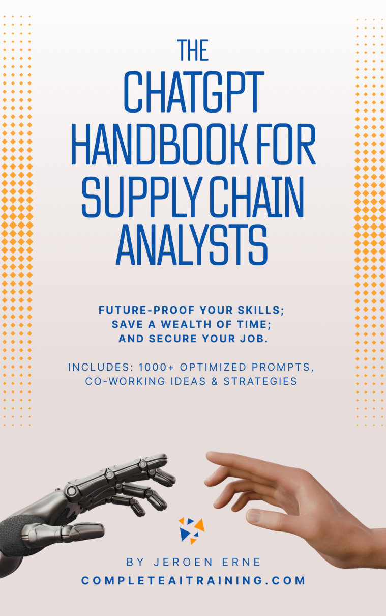 Cover of The ChatGPT Handbook for Supply Chain Analysts
