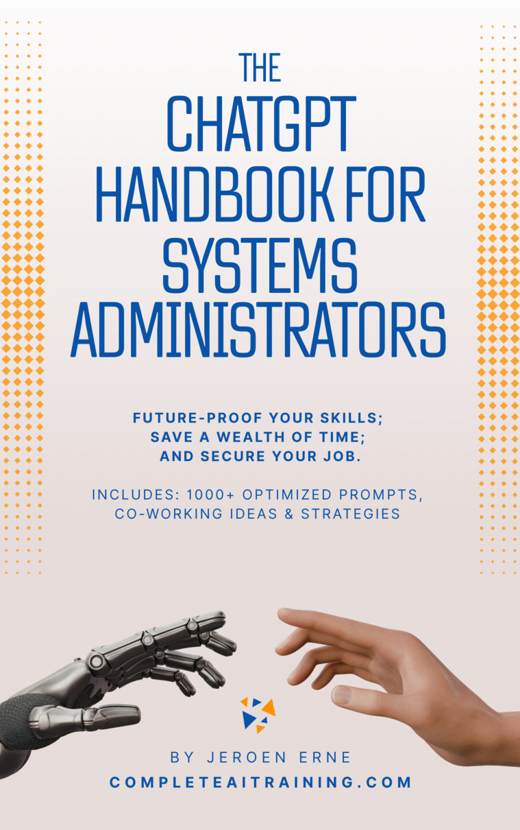 Cover of The ChatGPT Handbook for Systems Administrators
