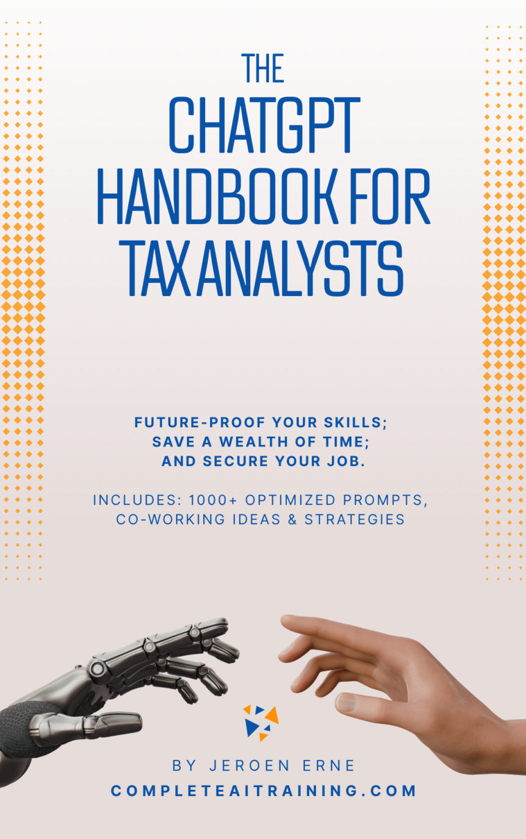 Cover of The ChatGPT Handbook for Tax Analysts