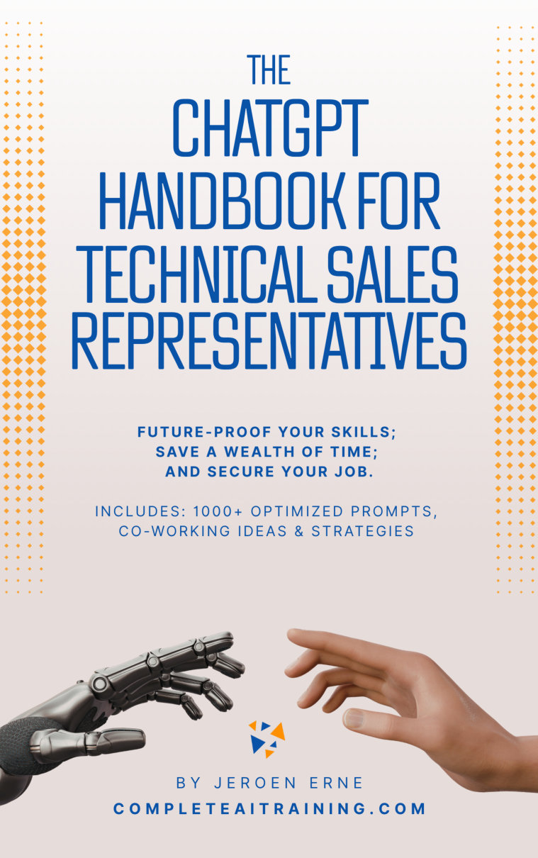 Cover of The ChatGPT Handbook for Technical Sales Representatives