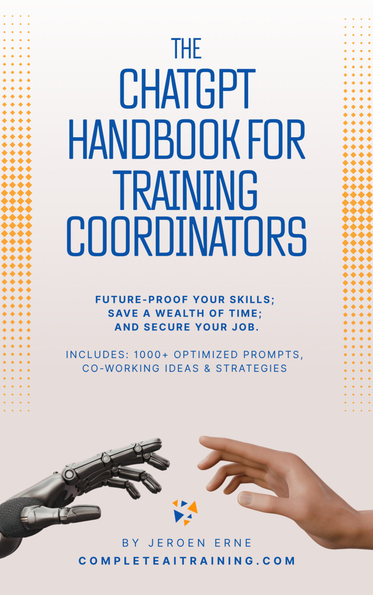 Cover of The ChatGPT Handbook for Training Coordinators