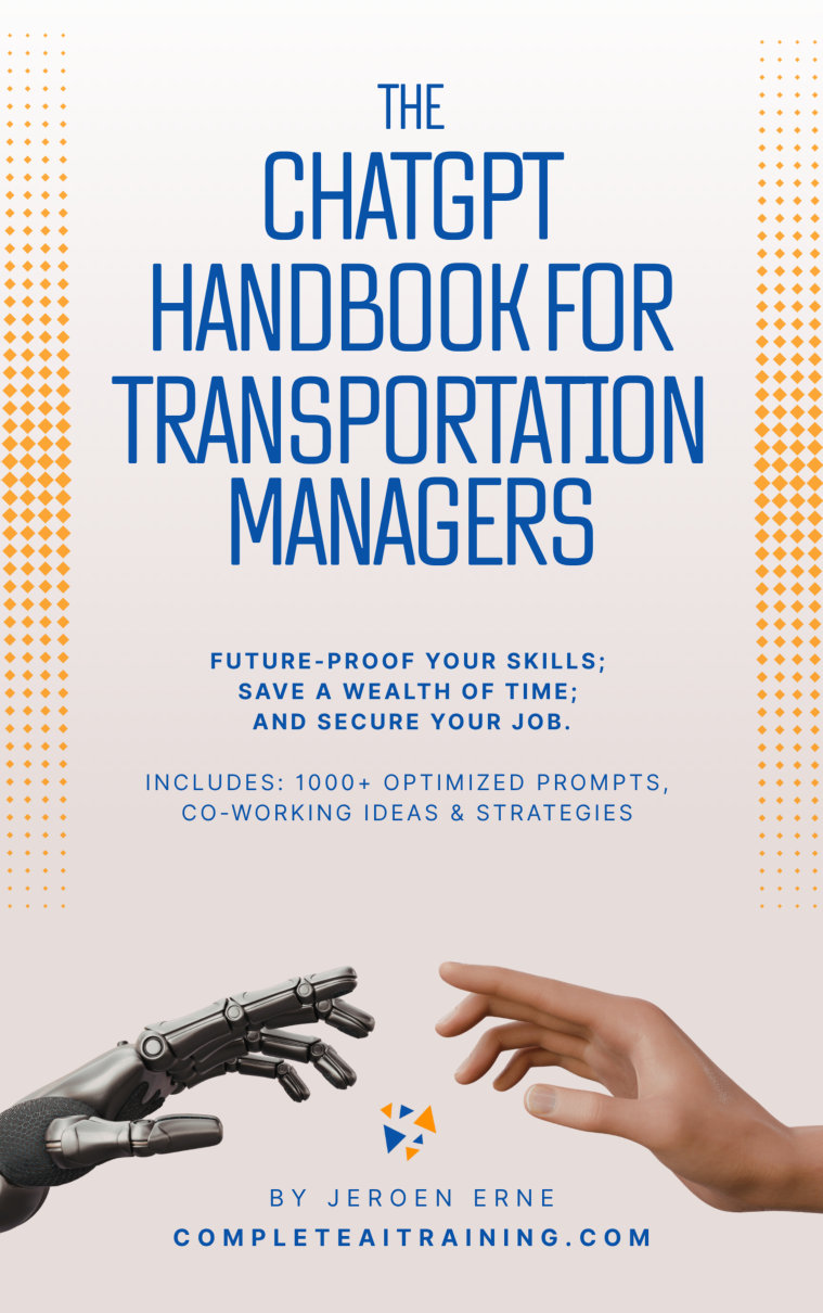Cover of The ChatGPT Handbook for Transportation Managers