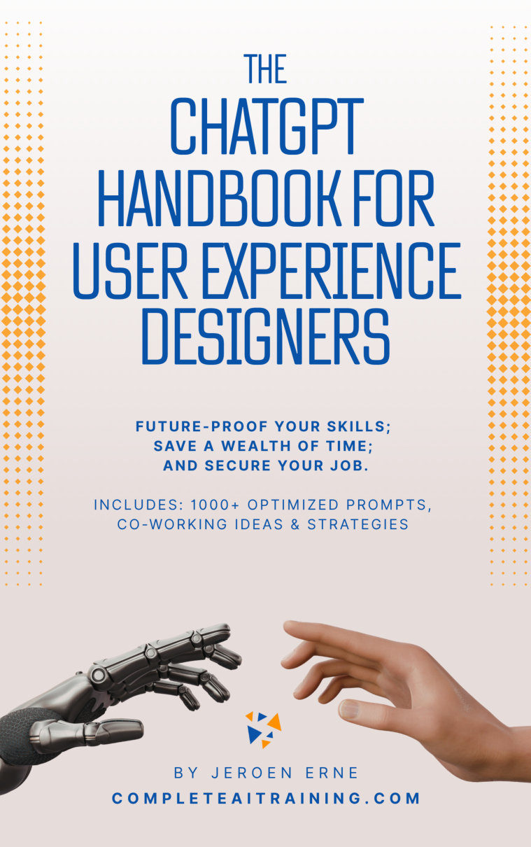 Cover of The ChatGPT Handbook for User Experience (UX) Designers