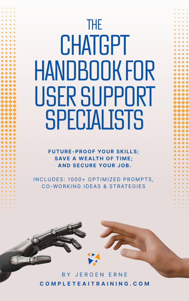 Cover of The ChatGPT Handbook for User Support Specialists