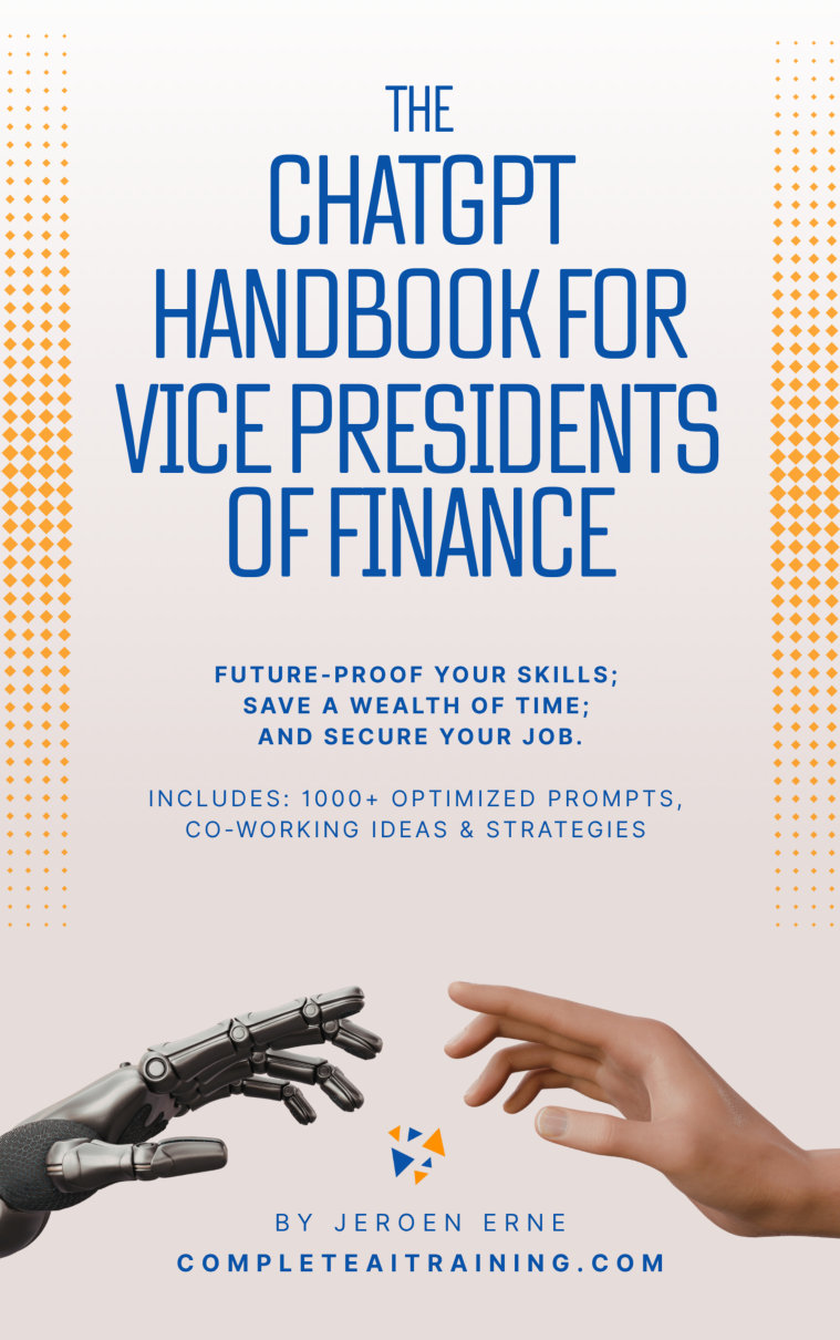 Cover of The ChatGPT Handbook for Vice Presidents of Finance