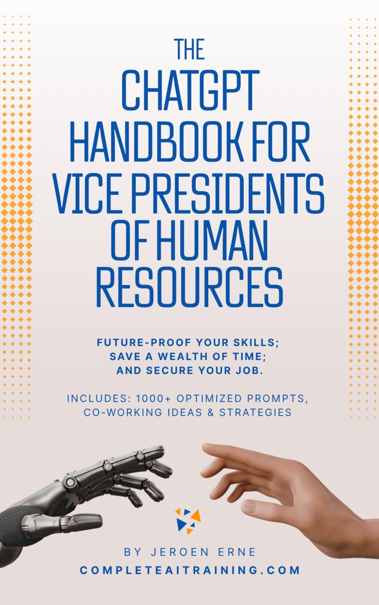 Cover of The ChatGPT Handbook for Vice Presidents of Human Resources