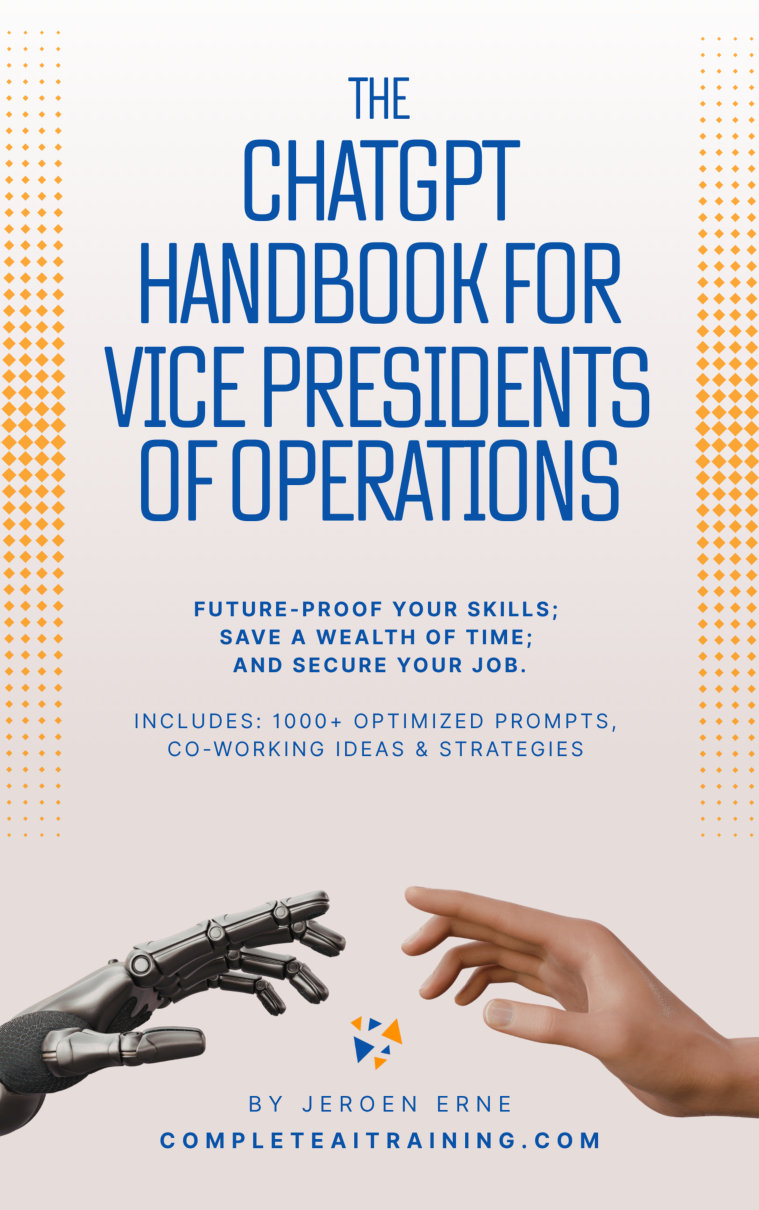 Cover of The ChatGPT Handbook for Vice Presidents of Operations