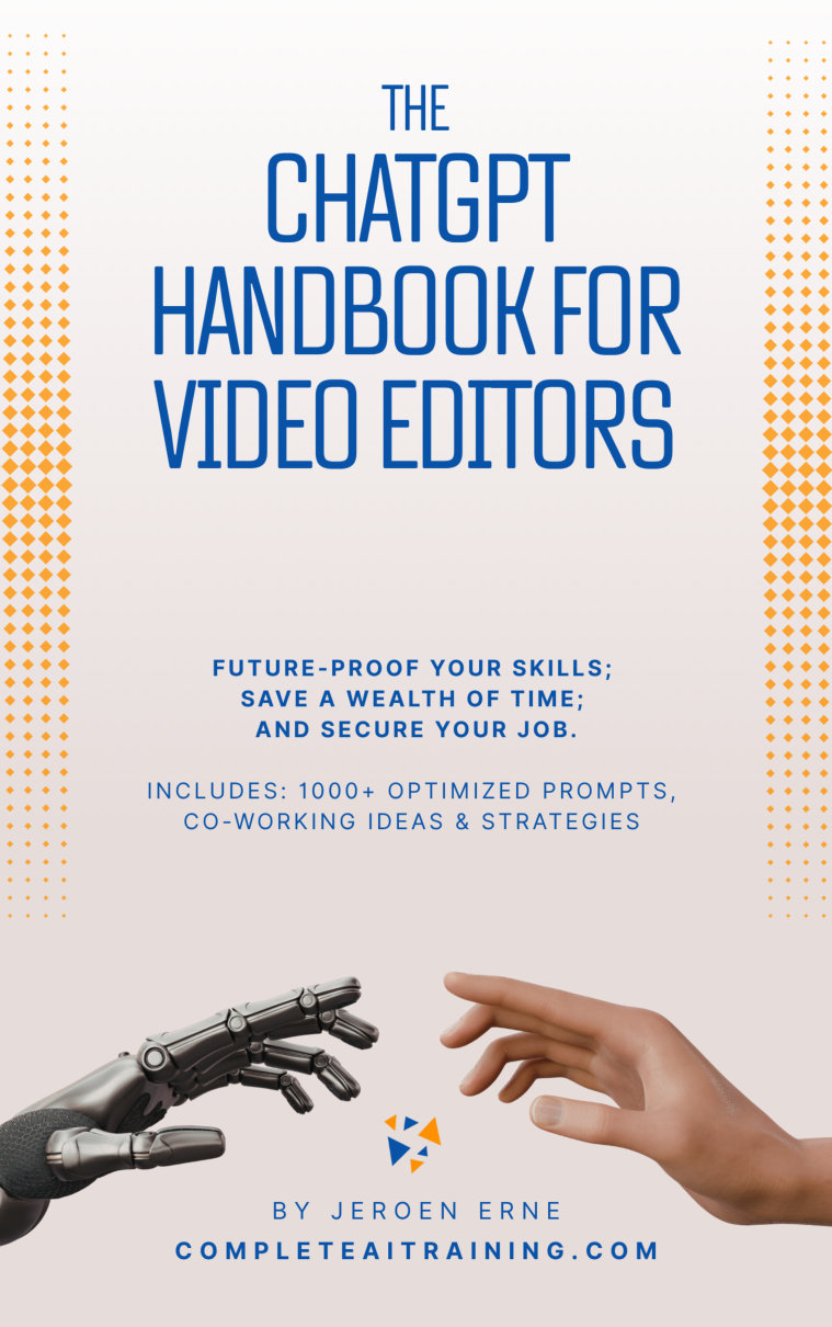 Cover of The ChatGPT Handbook for Video Editors