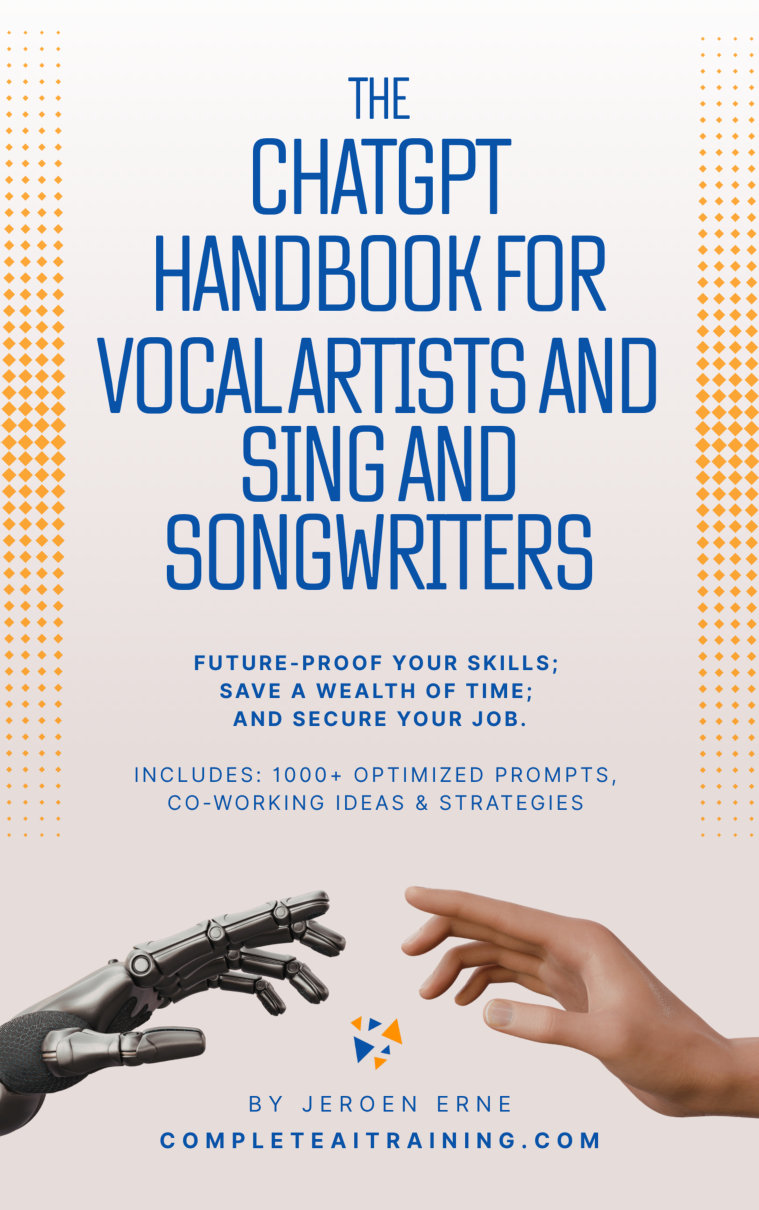 Cover of The ChatGPT Handbook for Vocal Artists and Sing & Songwriters